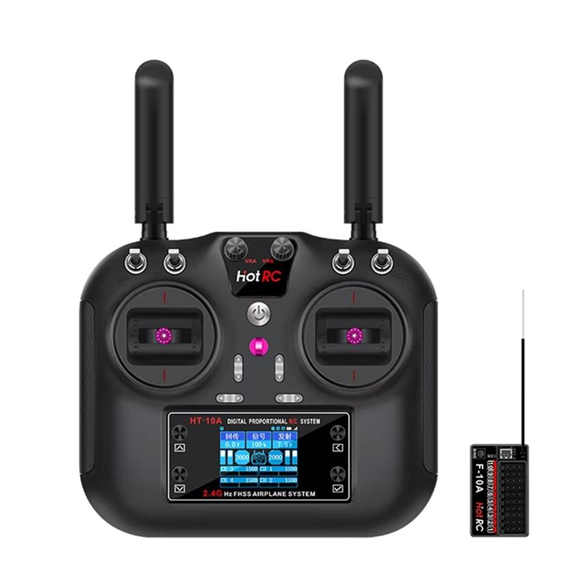 Drone Kit Beginner - Ensemble de télécommande HOTRC HT-10A 2,4
